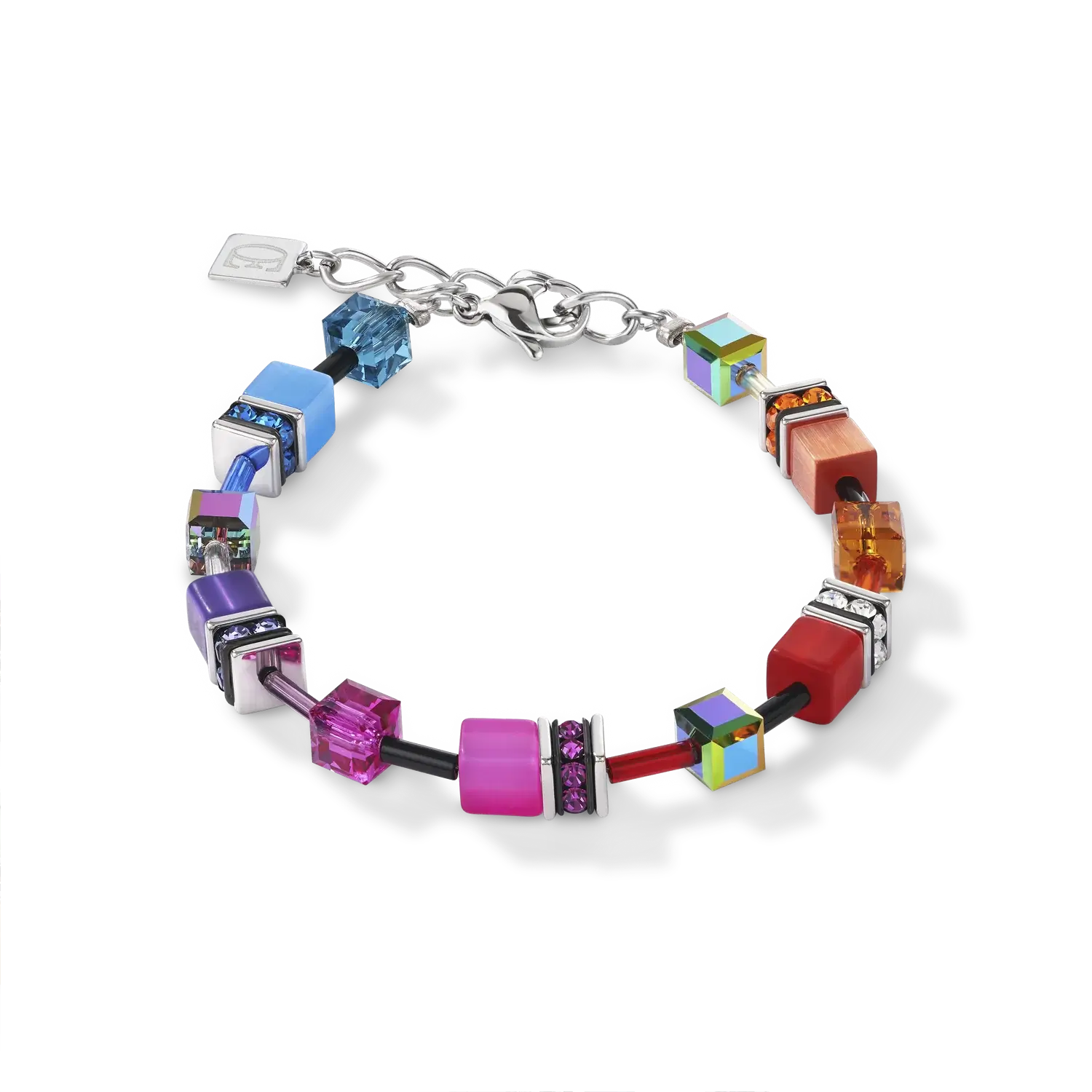 Coeur de Lion GeoCubes Edelstahl vergoldet