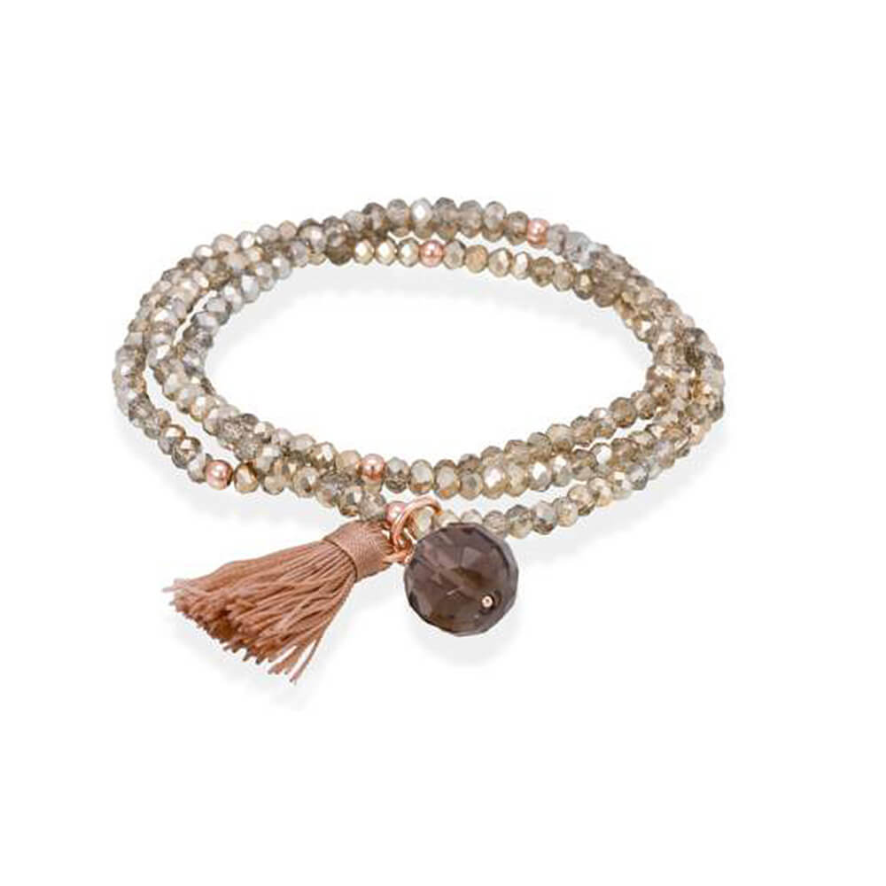 Marina Garcia Zen Silber, facettiertes Strassglas