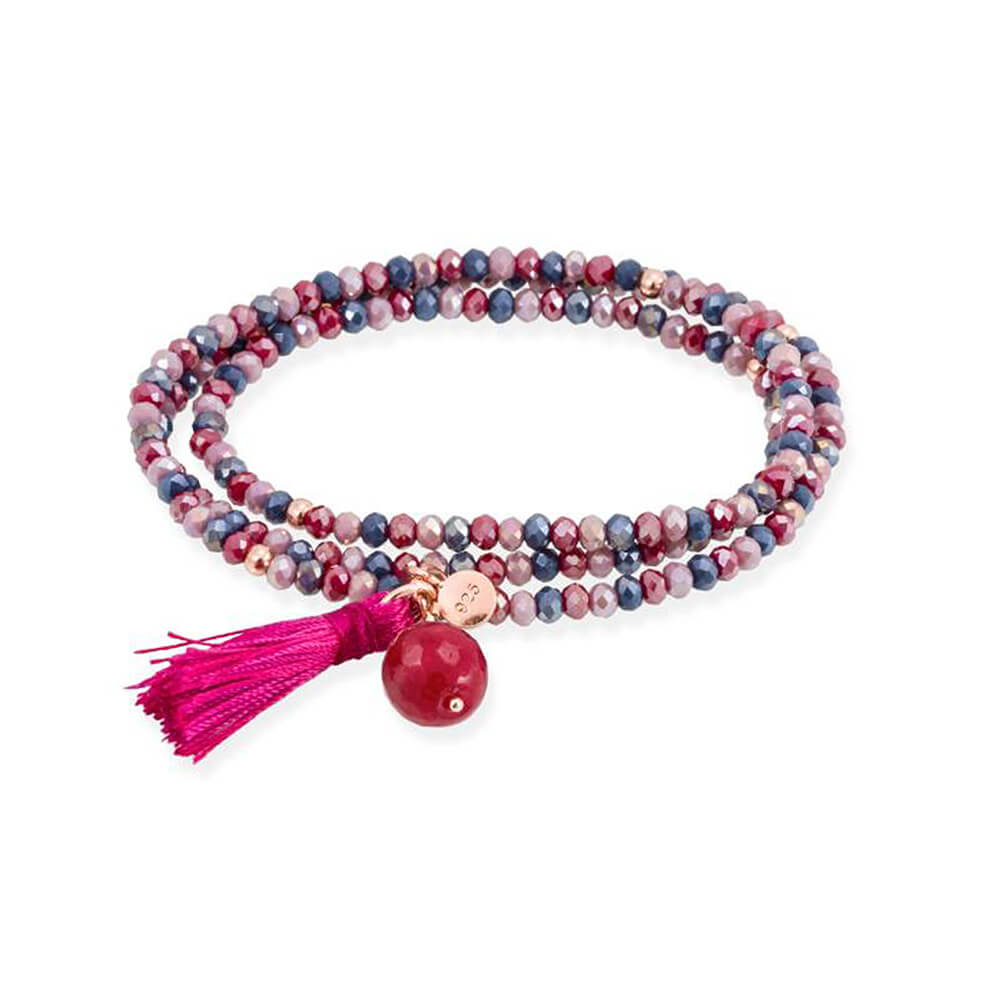Marina Garcia Zen Silber, facettiertes Strassglas